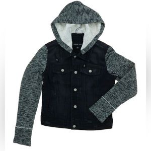 Black Rivet Black Denim Jacket